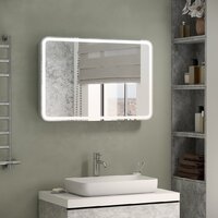 Континент Шкаф с зеркалом Tokio Led 90х53 Image #11
