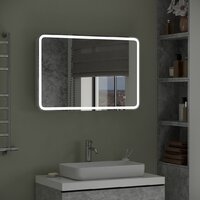 Континент Шкаф с зеркалом Tokio Led 90х53 Image #14