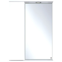 Misty Лира - 50 Зеркало-шкаф с 1 шкаф. левый, белая эмаль - П-Лир04050-013Л
