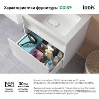 IDDIS Тумба с умывальником Esper 60 ESP60W0i95K Image #4