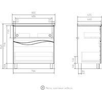Volna Тумба под умывальник Volna 80.2Y Image #11