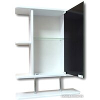 Гамма Шкаф с зеркалом 10/1м (белый, правый) Image #2