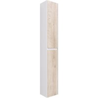 Dreja Шкаф-пенал Slim 30 99.0504 (белый глянцевый/дуб кантри) Image #5