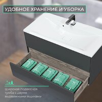 Toppus Тумба под умывальник Silk 100 9711.025 Image #9