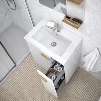 Lauter Тумба под умывальник Adri 59 (белый глянец) Image #5