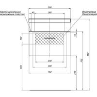 Aquanet Тумба с умывальником Нота 50 287705 Image #8