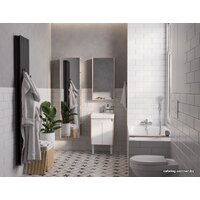 Акватон Тумба под умывальник Сканди Doors 45 1A278701SDB20 (белый/дуб верона) Image #8