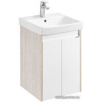 Акватон Тумба под умывальник Сканди Doors 45 1A278701SDB20 (белый/дуб верона) Image #1