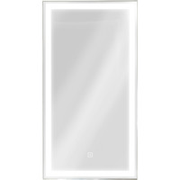 Континент Шкаф с зеркалом Mirror Box Black Led 35х65