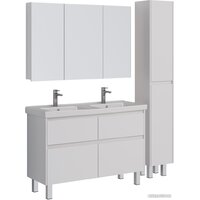 Lemark Шкаф с зеркалом Universal 120 LM120ZS-U (белый глянец) Image #4