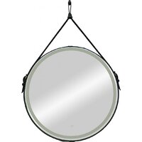 Континент Зеркало Millenium Black Led D 50 (натуральная кожа, черный)