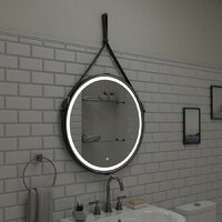 Континент Зеркало Millenium Black Led D 50 (натуральная кожа, черный) Image #14