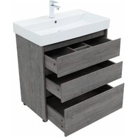 Aquanet Тумба под умывальник Nova Lite 75 302473 (дуб рошелье) Image #4