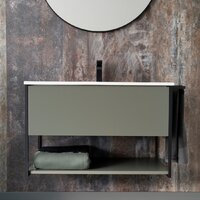 Lauter Тумба под умывальник Lea 80 (серо-зеленый п/мат) Image #3