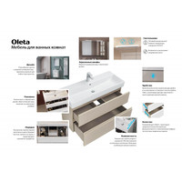 Roca Тумба под умывальник Oleta 80 A857640501 Image #12