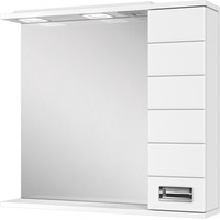 Домино Шкаф с зеркалом Cube 65 (правый) Image #1