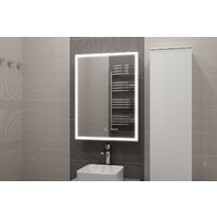 Континент Шкаф с зеркалом Allure Led 55х80 L Image #13