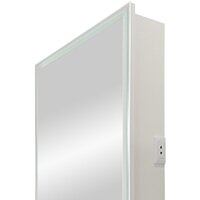 Континент Шкаф с зеркалом Allure Led 55х80 L Image #5