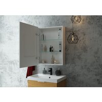 Континент Шкаф с зеркалом Allure Led 55х80 L Image #18