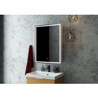 Континент Шкаф с зеркалом Allure Led 55х80 L Image #17