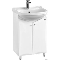 Акватон Тумба под умывальник Джимми 57У 1A250501DJ010 (белый глянцевый) Image #1