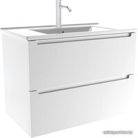 ЗОВ Тумба с умывальником Дион 80 D80LWP0M9003MKV5-OL80 (белый матовый) Image #1