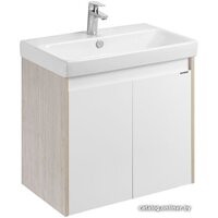 Акватон Тумба с умывальником Сканди Doors 70 1A2789K0SDB20 (белый/дуб верона) Image #1