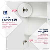 Doratiz Шкаф с зеркалом Doratiz Астра 60 2711.048 (белый/венге) Image #18