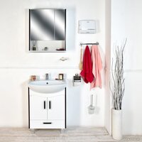 Doratiz Шкаф с зеркалом Doratiz Астра 60 2711.048 (белый/венге) Image #15
