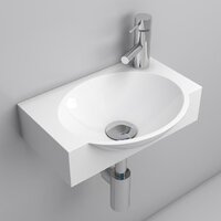 Lauter Тумба под умывальник Из искусственного мрамора Amelia 40 (пудрово-розовый п/мат) Image #3