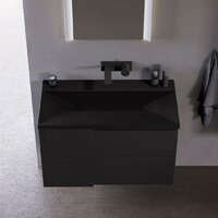 Lauter Тумба под умывальник Nelli 70 (антрацит п/мат/черный) Image #2