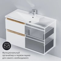 AM.PM Тумба под умывальник X-Joy M85A-FHX1002-WC1002WG Image #5
