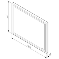AM.PM Зеркало Gem 100 M91AMOX1001WG Image #2