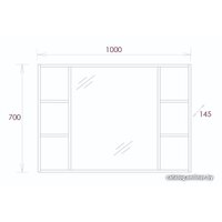 Onika Шкаф с зеркалом Тимбер Универсальный 100.00 210017 (дуб сонома) Image #5
