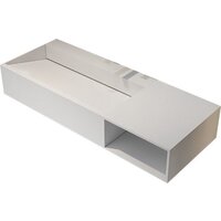 Abber Тумба с умывальником Stein AS2640-1.0 R (подвесной, белый матовый)