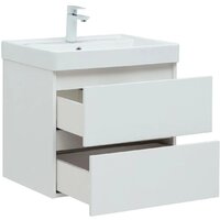 Aquanet Тумба с умывальником Вега 60 308319 (белый глянец) Image #5