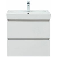 Aquanet Тумба с умывальником Вега 60 308319 (белый глянец) Image #6