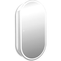 Abber Шкаф с зеркалом Kontur AG6339S (белый матовый) Image #1