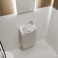 Lauter Тумба под умывальник Из искусственного мрамора Amelia 40 (кашемир п/мат) Image #5