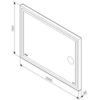 AM.PM Зеркало Gem 100 M91AMOX1003WG Image #2