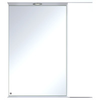 Misty Лира - 60 Зеркало-шкаф с 1 шкаф. правый, белая эмаль - П-Лир04060-013П Image #1