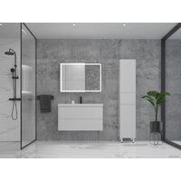 Style Line Тумба под умывальник Манхэттен 75 2 ящика (подвесная, белый) Image #4