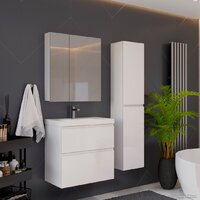 Lemark Шкаф с зеркалом Universal 70 LM70ZS-U (белый глянец) Image #6