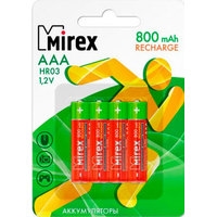 Mirex AAA 800mAh 4 шт HR03-08-E4 Image #1