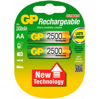 GP AA 2450mAh 2 шт. (250AAHC)