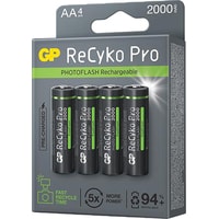 GP ReCyko Pro AA 2000mAh 4 шт. Image #2