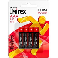 Mirex Extra Power R03 AAA 4 шт 23702-ER03-E4