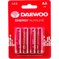 Daewoo Energy Alkaline AA 4 шт. 5029781 Image #1