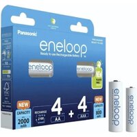 Panasonic Eneloop AA 2000mAh 4 шт + AAA 800mAh 4 шт BK-KJMCDE44E