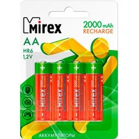 Mirex AA 2000mAh 4 шт HR6-20-E4 Image #1